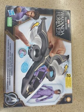 Hasbro Marvel Wakanda Forever Black Panther Sunbird Vehicle - Black